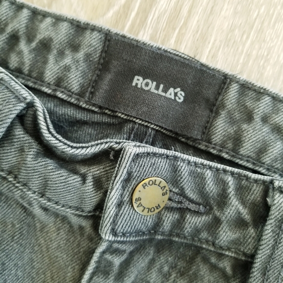 Rolla's Relaxed Fit Straight Leg Stone Black Wash Denim Jean's Pants Rel… - Picture 13 of 13
